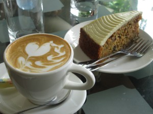 Best coffee in Hoi An with cake